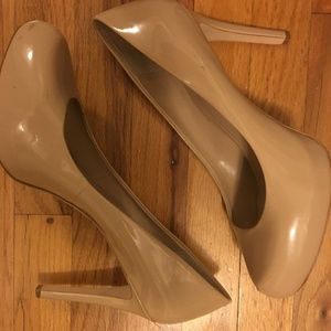 Size 12 BCBGeneration Nude heels